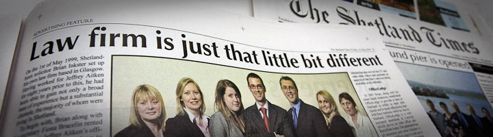 Shetland Times feature Inksters' 10th Anniversary