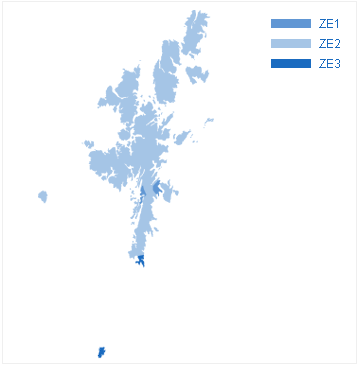 Shetland Map