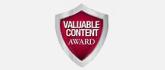 Valuable Content Award